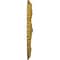 Ekena Millwork Marseille Ceiling Medallion (Fits Canopies up to 7 3/8"), Hand-Painted Pharaohs Gold, 21"OD x 2"P CM21MAPGS - alternate 4
